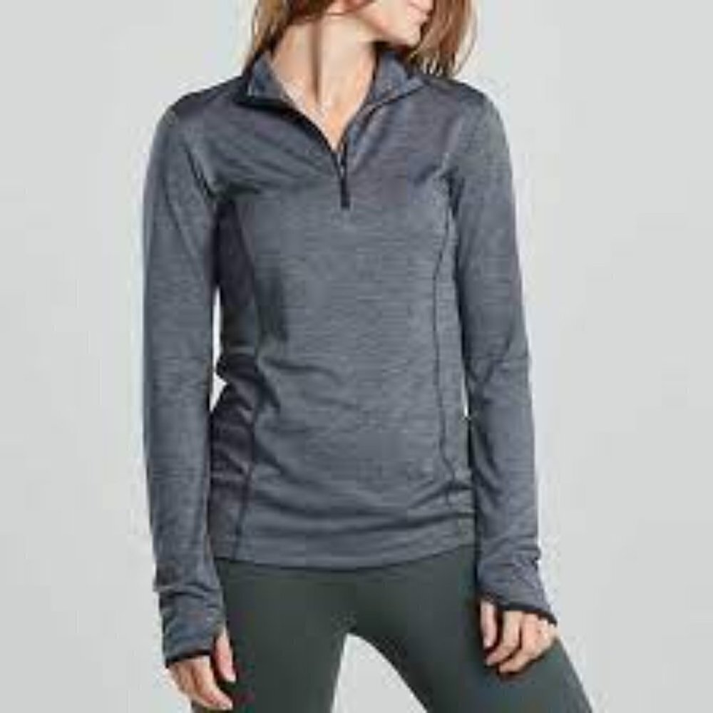 BCG Women's Long Sleeve Athletic 1/4-Zip Pullover Training Top